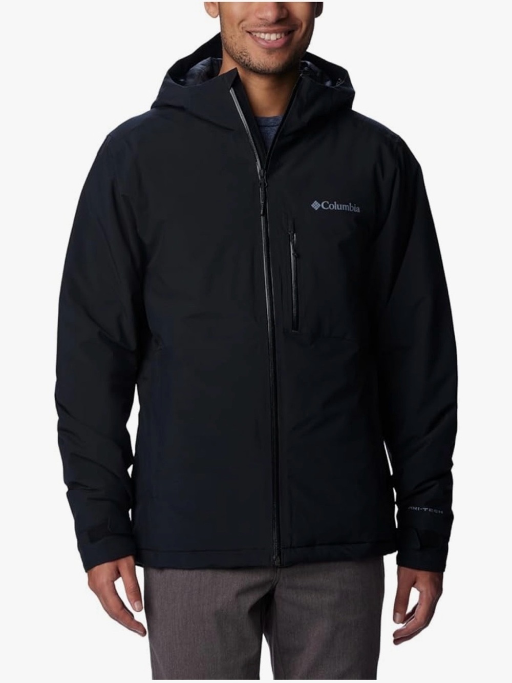COLUMBIA Explorer's
Edge II Waterproof Hooded jacket, black